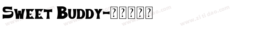 Sweet Buddy字体转换
